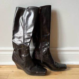 Long Brown Boots Size 8M